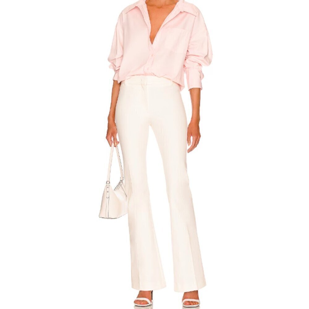 FRAME Denim Le High Flare Stretch Trouser Pants